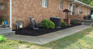 mulch installation