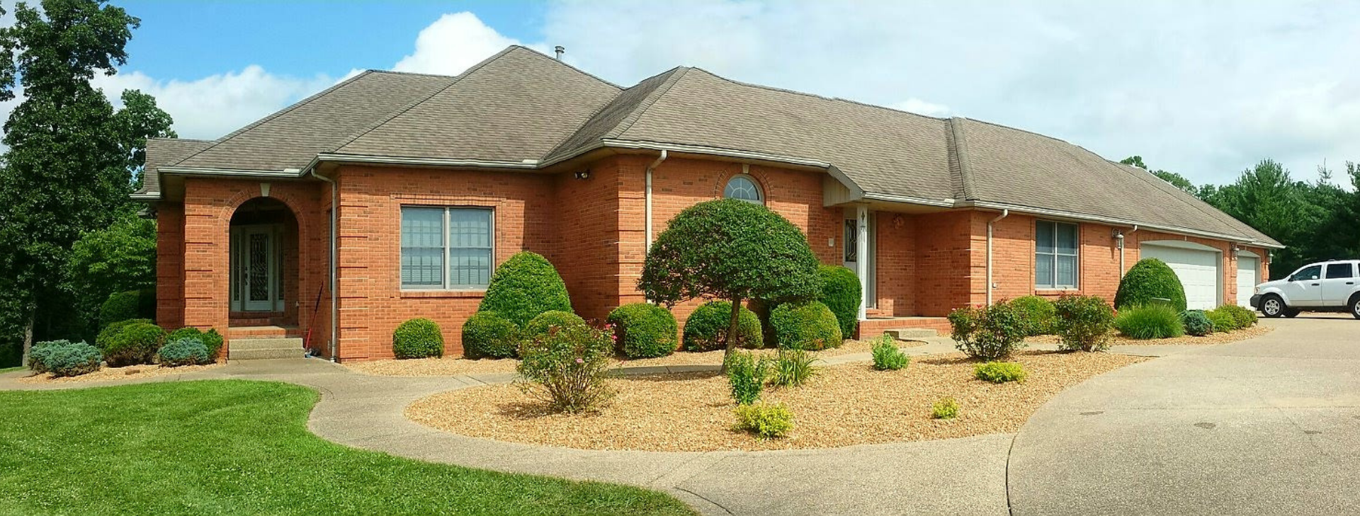 We provide quality 
landscaping services 